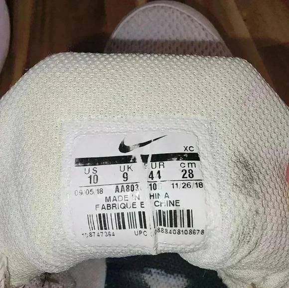 Nike Mens Air Zoom Vaporx HC White Tennis Shoes Size 10 - Picture 6 of 11